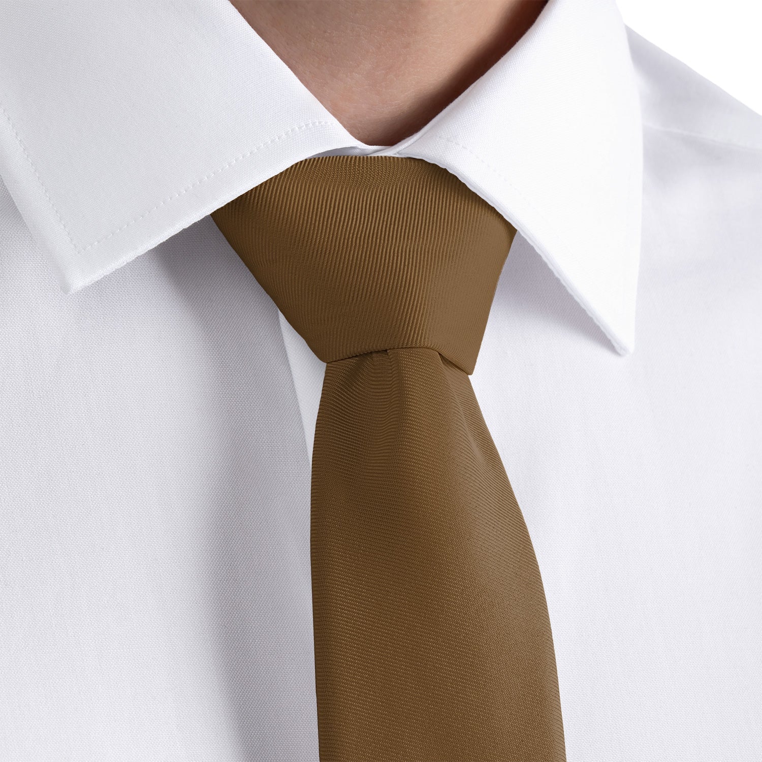 Solid KT Brown Necktie