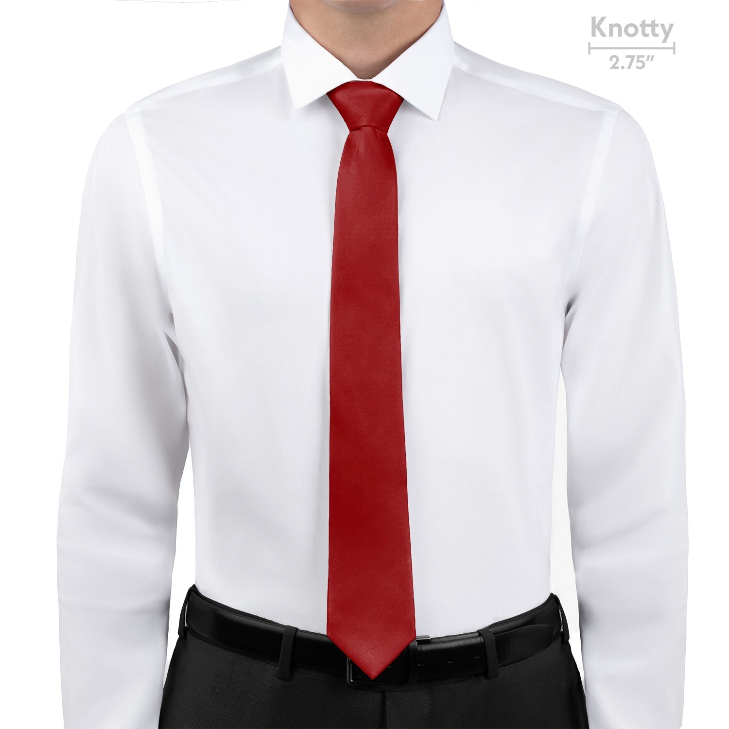 Solid KT Burgundy Necktie - Knotty - Knotty Tie Co.