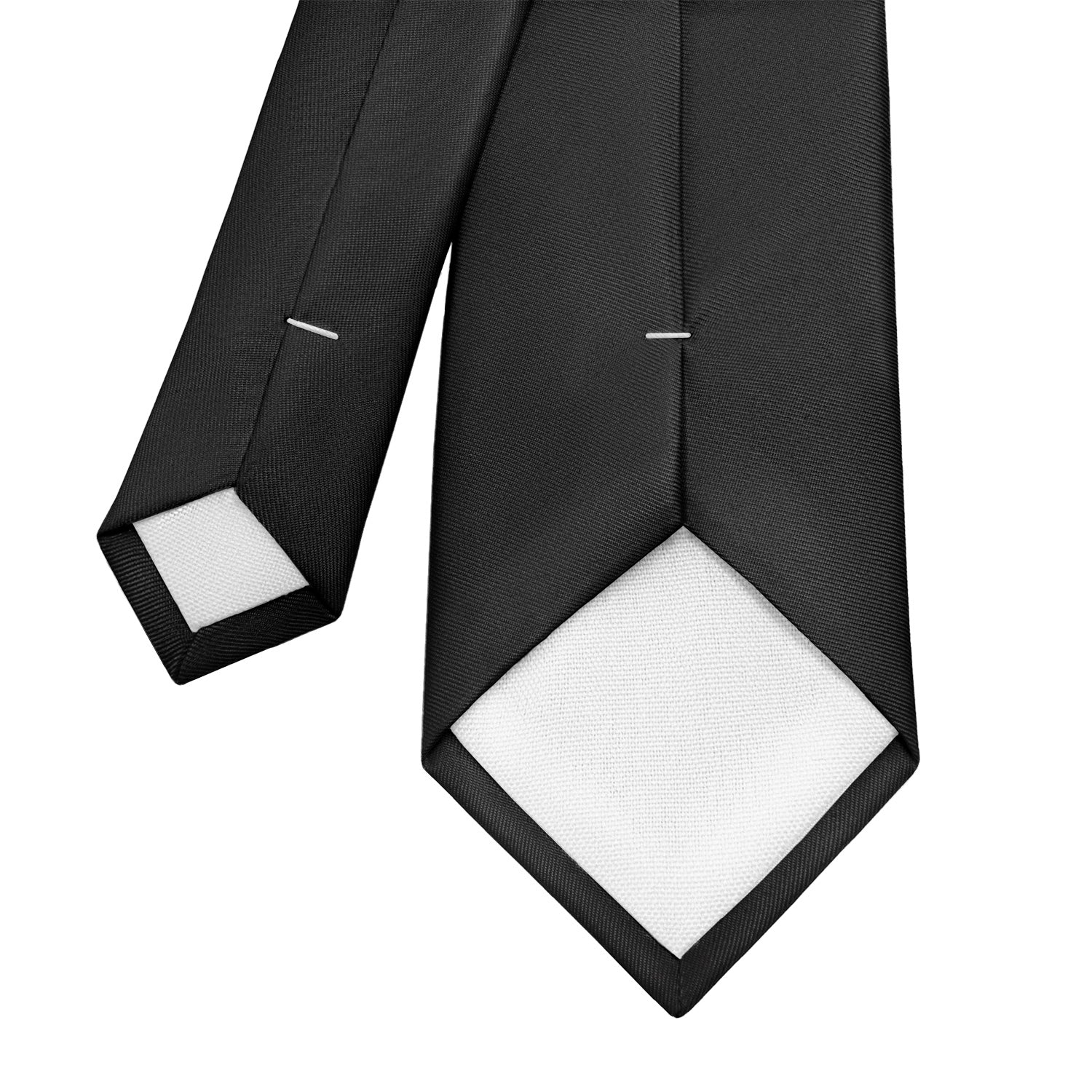 Solid KT Charcoal Necktie - Tipping - Knotty Tie Co.