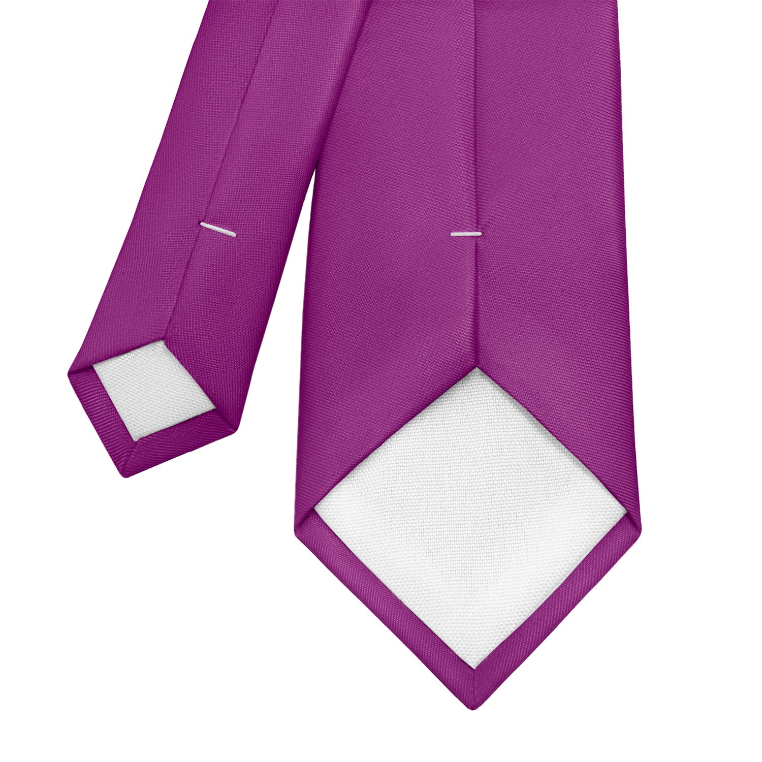 Solid KT Iris Necktie - Tipping - Knotty Tie Co.