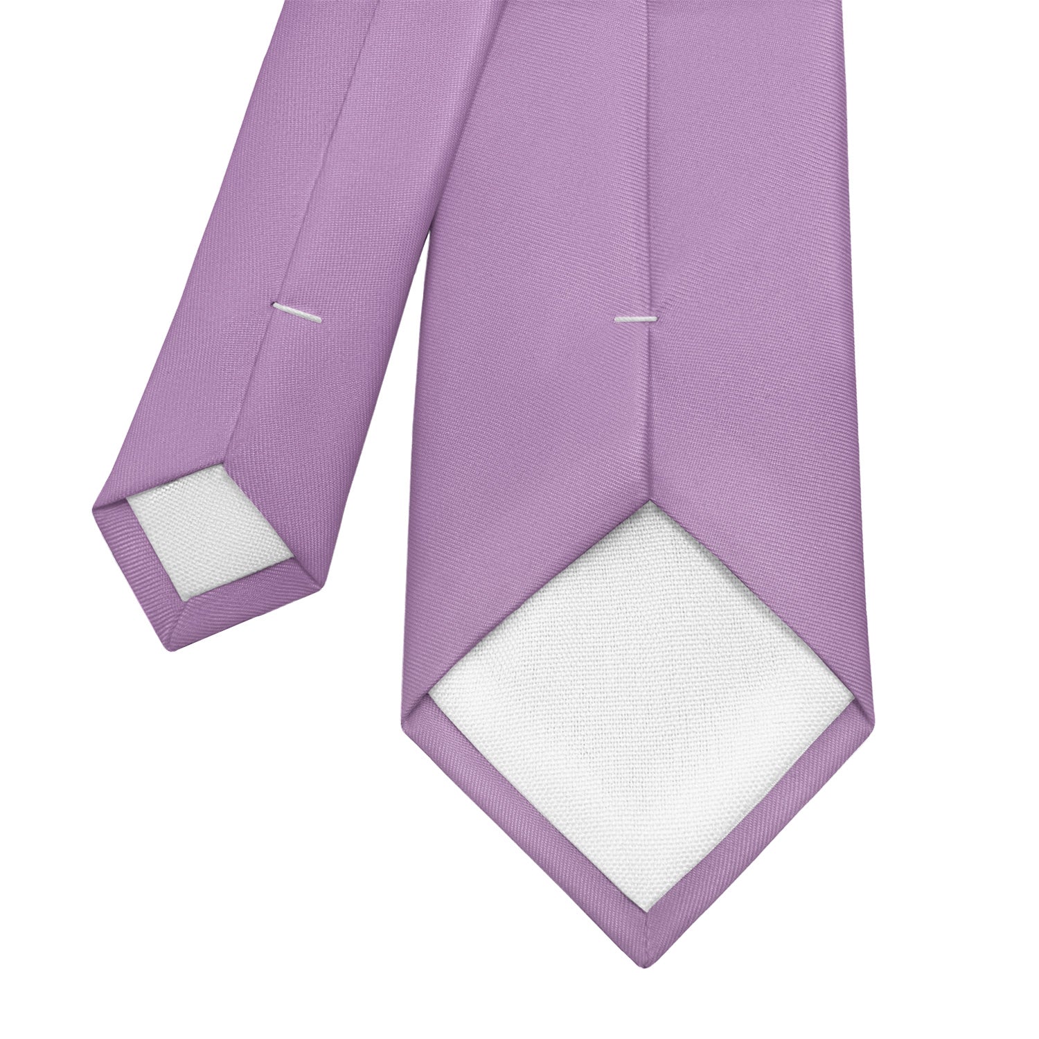 Solid KT Light Purple Necktie - Tipping - Knotty Tie Co.