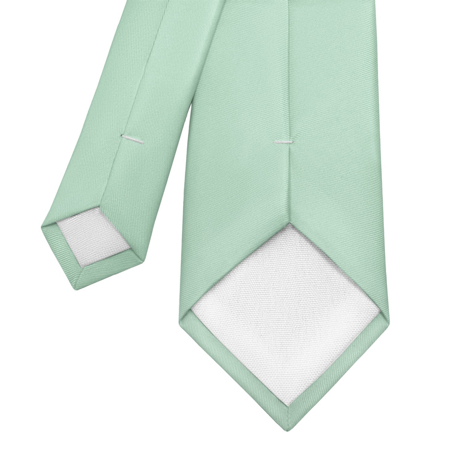 Solid KT Mint Necktie - Tipping - Knotty Tie Co.
