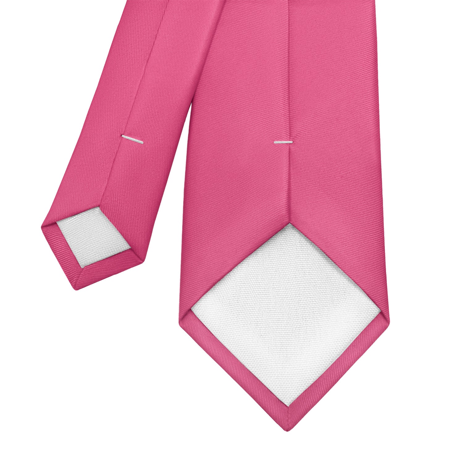 Solid KT Pink Necktie - Tipping - Knotty Tie Co.