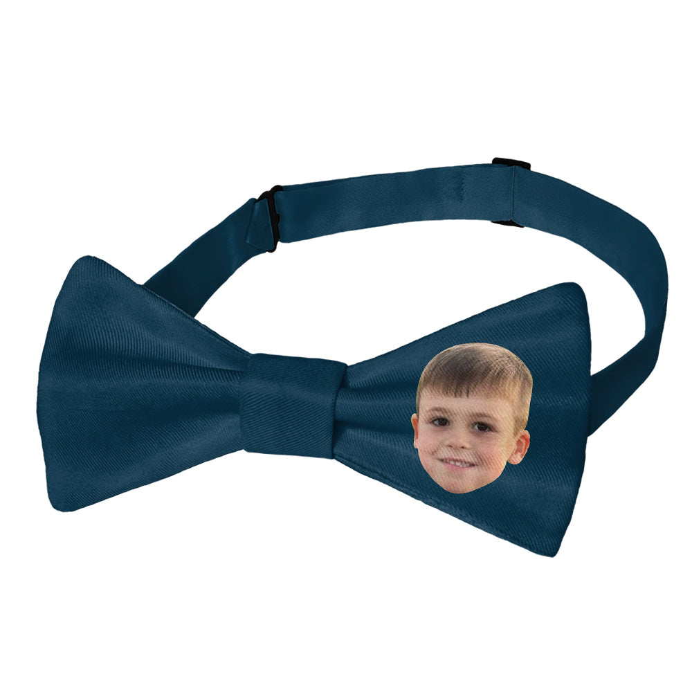 Solid 1 Photo Bow Tie - Pre-Tied Bow Tie - Knotty Tie Co.