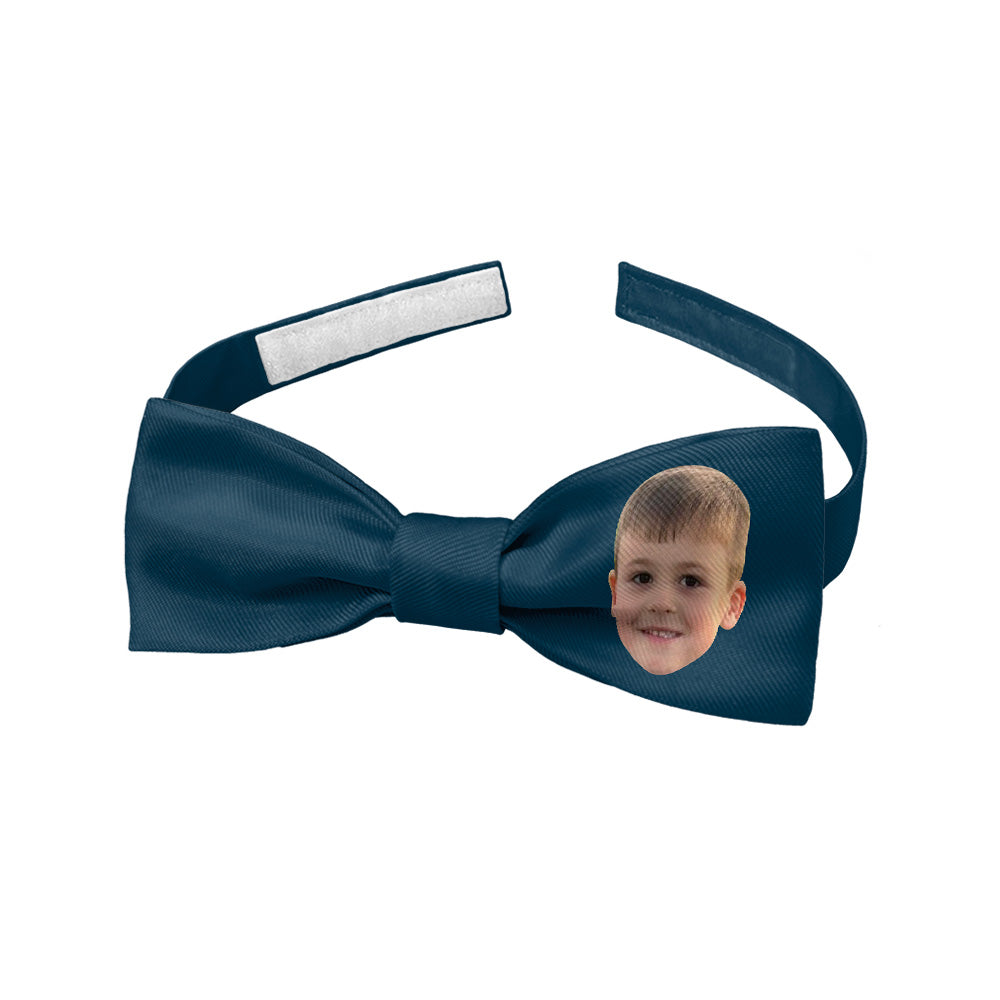 Solid 1 Photo Bow Tie - Baby Bow Tie - Knotty Tie Co.