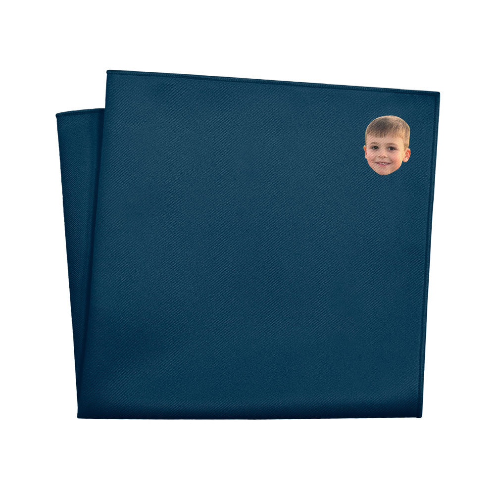 Solid 1 Photo Pocket Square - 12" Square - Knotty Tie Co.