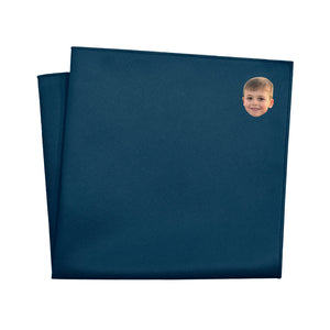 Solid 1 Photo Pocket Square - 12" Square - Knotty Tie Co.