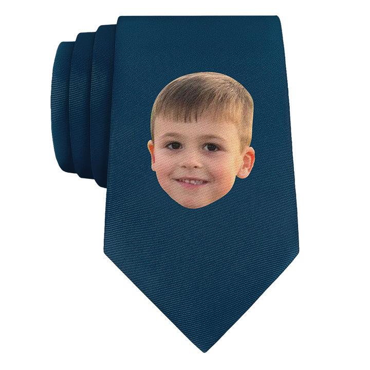 Solid 1 Photo Tie - Rolled - Knotty Tie Co.