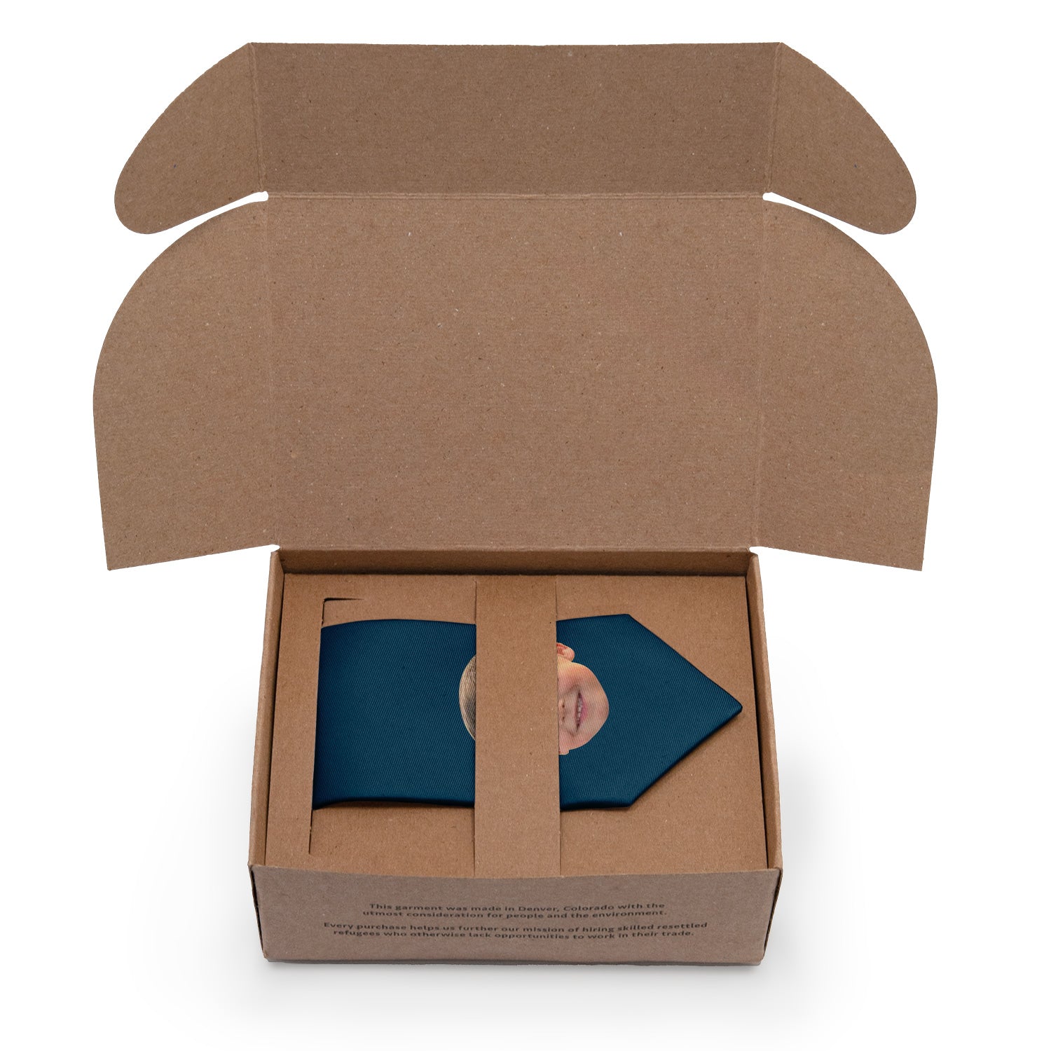 Solid 1 Photo Tie - Packaging - Knotty Tie Co.
