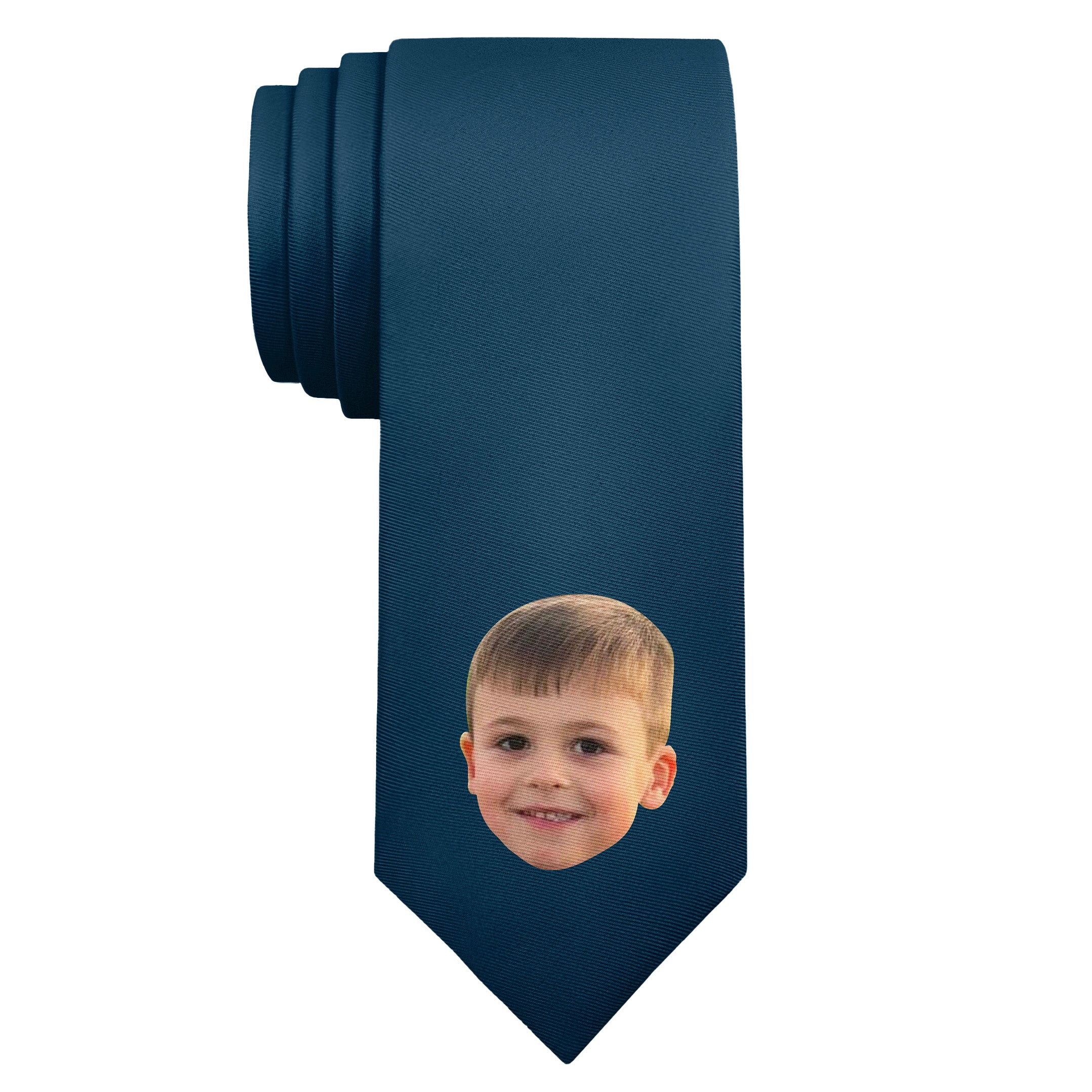 Solid 1 Photo Tie - Long Roll - Knotty Tie Co.