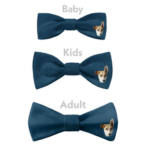 Solid 3 Photo Bow Tie - Bow Sizes - Knotty Tie Co.