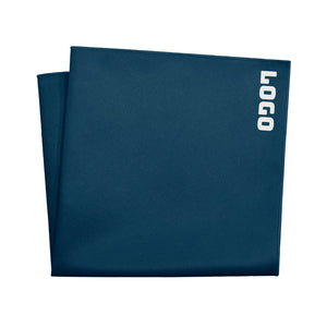 Custom Solid 4 Logo Pocket Square