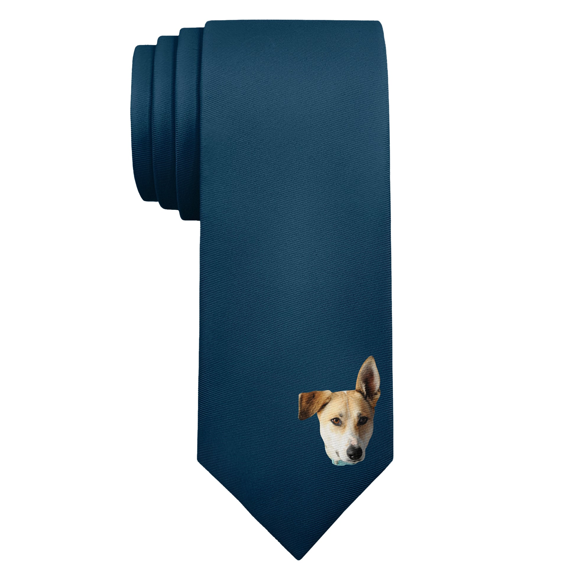 Solid 4 Photo Tie - Long Roll - Knotty Tie Co.