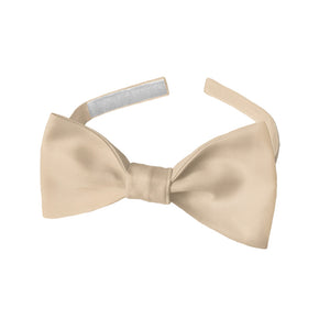 Solid KT Beige Bow Tie - Kids Bow TIe - Knotty Tie Co.
