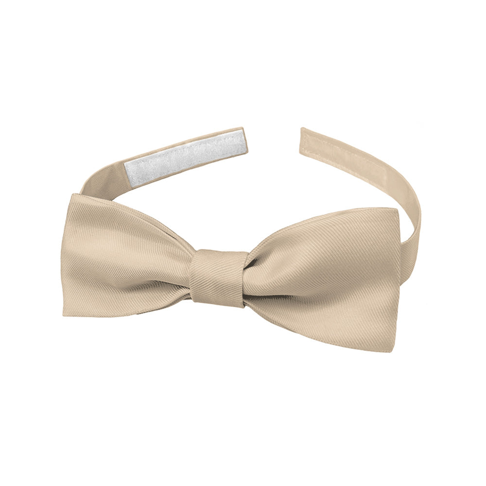 Solid KT Beige Bow Tie - Baby Bow Tie - Knotty Tie Co.