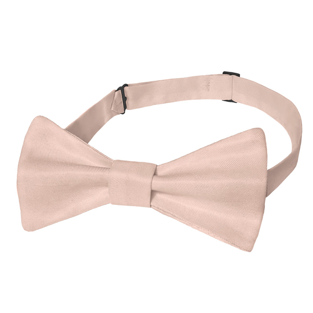 Solid KT Blush Pink Bow Tie - Pre-Tied Bow Tie - Knotty Tie Co.