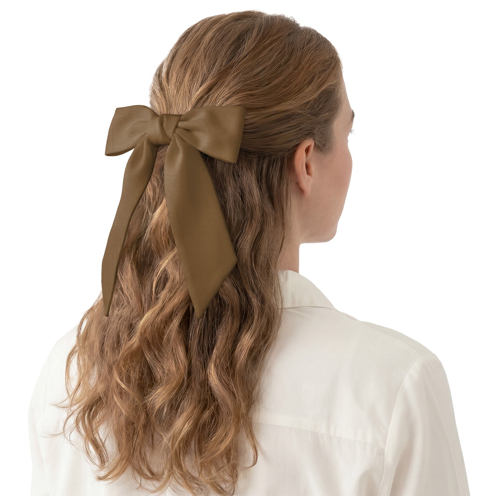 Solid KT Brown Hair Scarf - Hair Scarf - Knotty Tie Co.