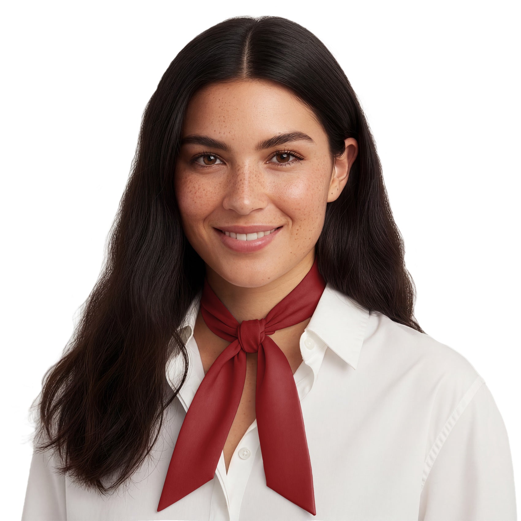 Solid KT Burgundy Hair Scarf - Neck Scarves - Knotty Tie Co.