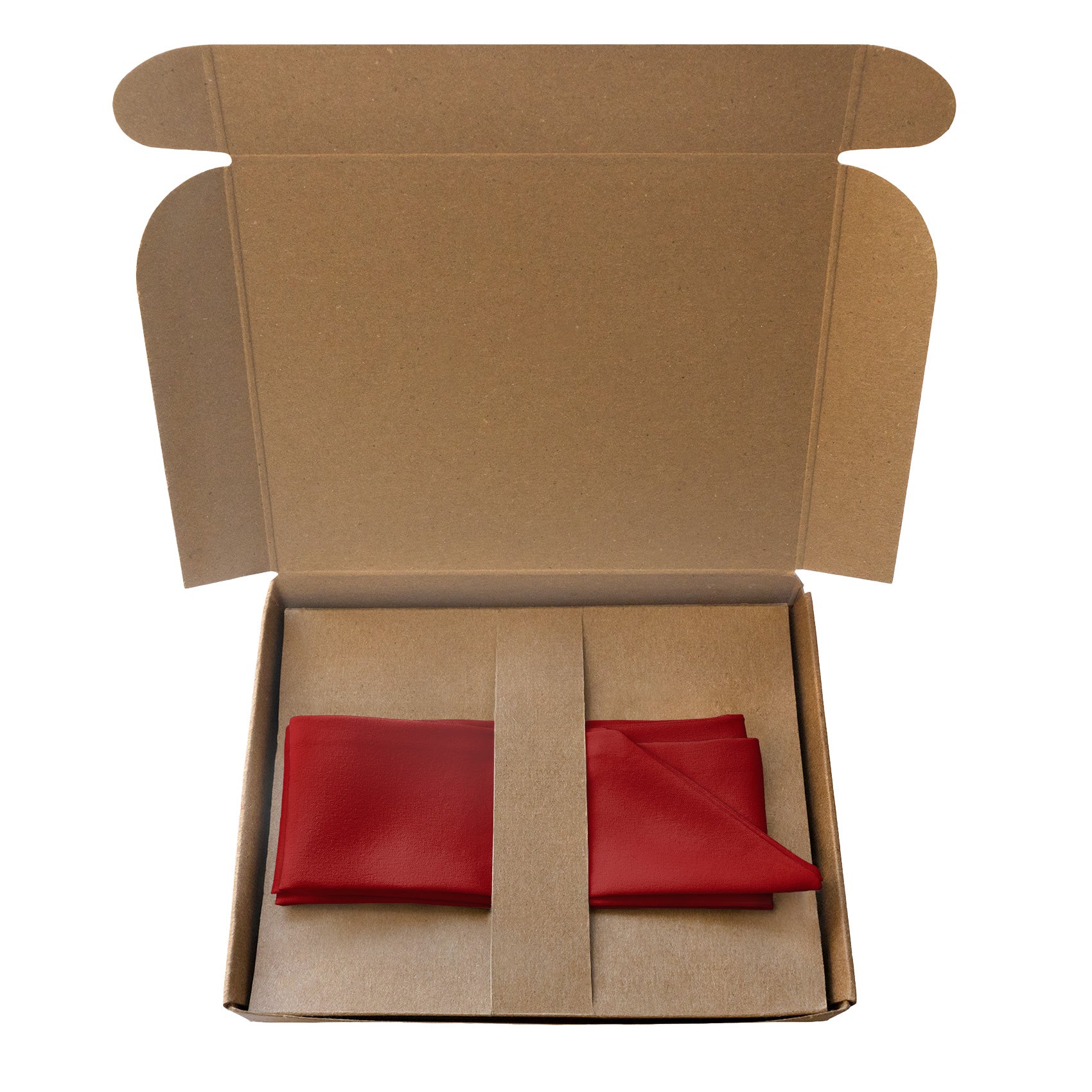 Solid KT Burgundy Hair Scarf - Packaging - Knotty Tie Co.