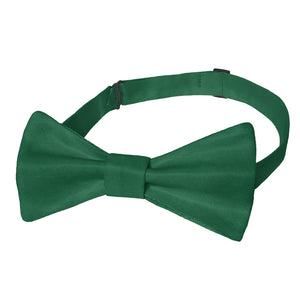 Solid KT Dark Green Bow Tie - Pre-Tied Bow Tie - Knotty Tie Co.