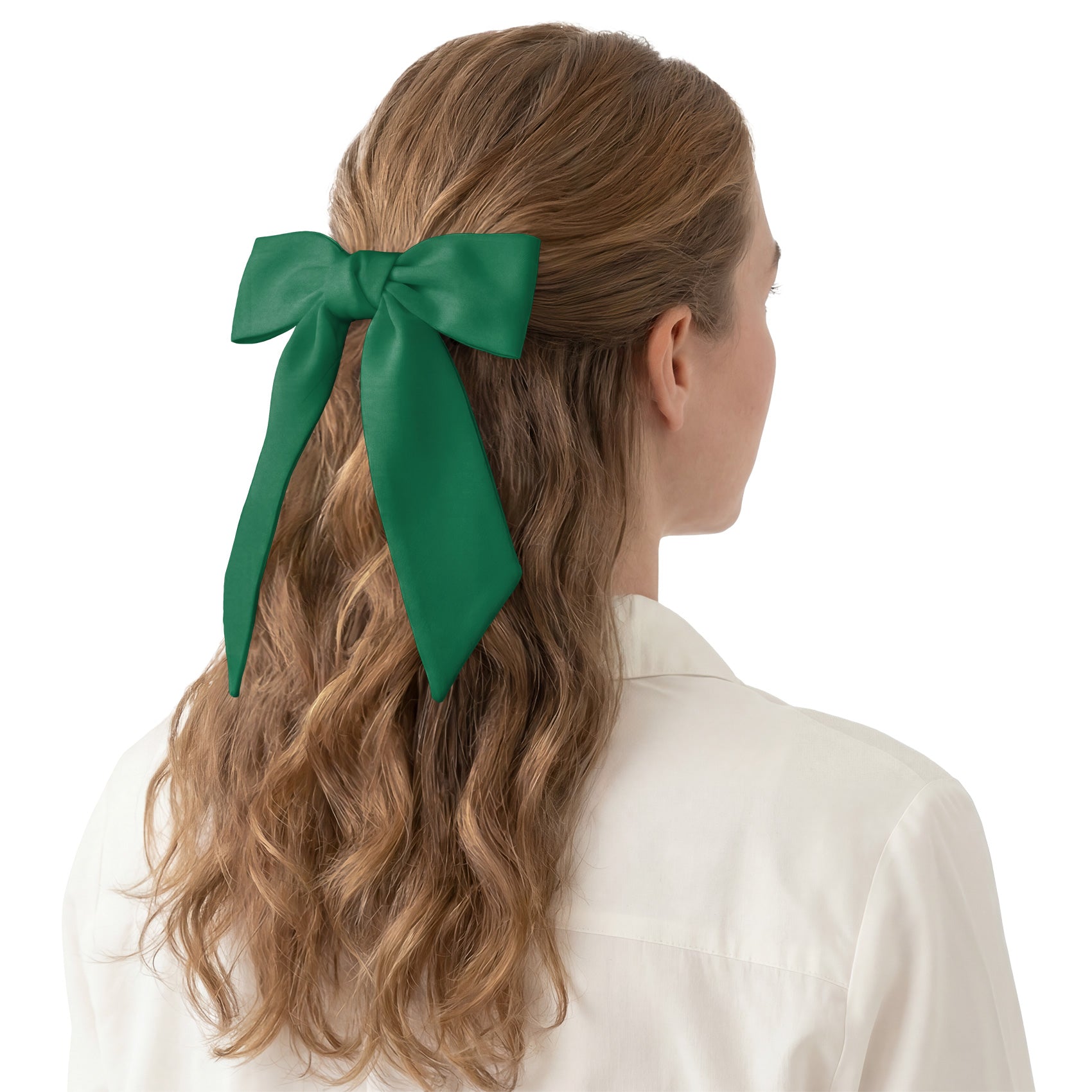 Solid KT Dark Green Hair Scarf - Hair Scarf - Knotty Tie Co.