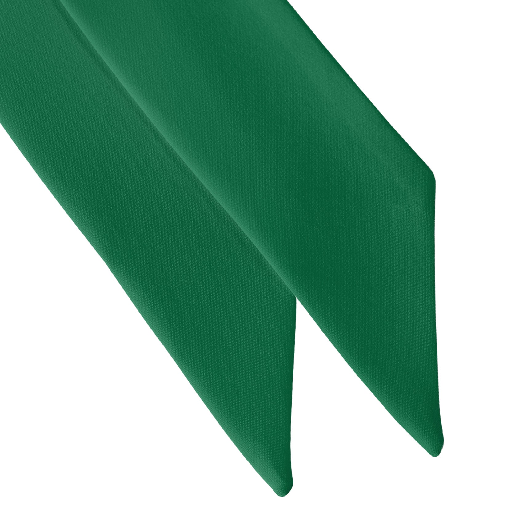 Solid KT Dark Green Hair Scarf - Scarf Tapered Ends - Knotty Tie Co.