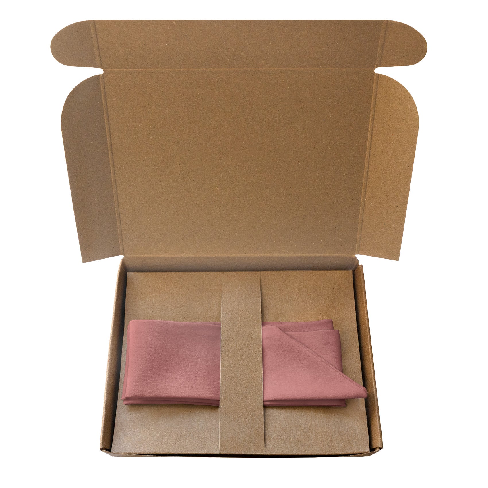 Solid KT Dusty Pink Hair Scarf - Packaging - Knotty Tie Co.