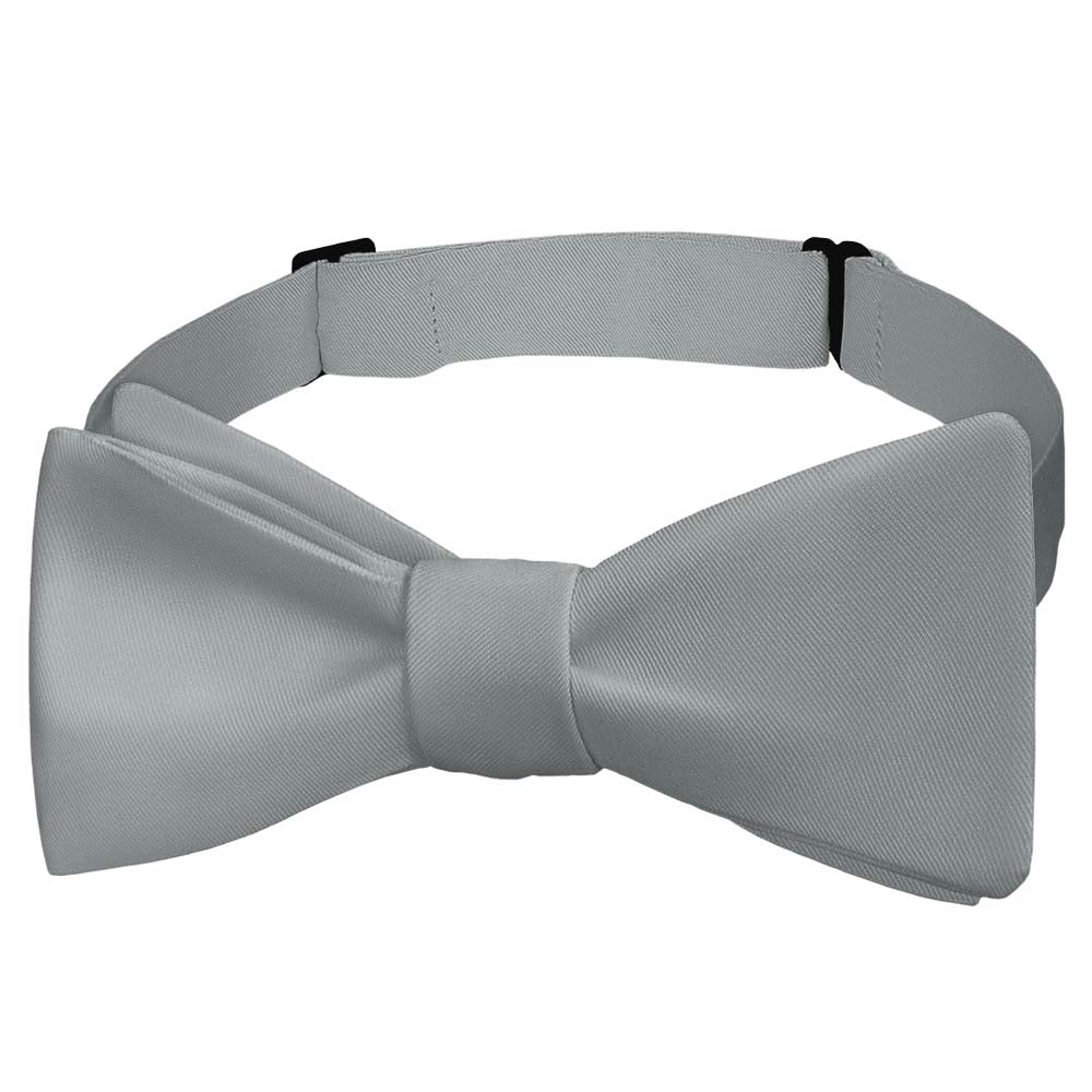Solid KT Gray Bow Tie - Self Tie Bow Tie - Knotty Tie Co.