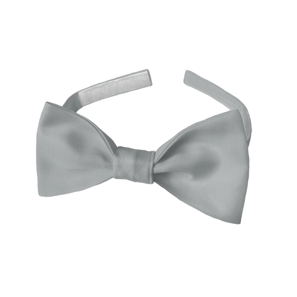 Solid KT Gray Bow Tie - Kids Bow TIe - Knotty Tie Co.