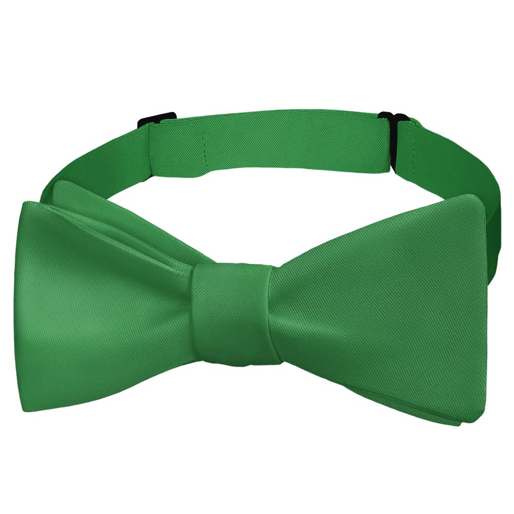 Solid KT Green Bow Tie - Self Tie Bow Tie - Knotty Tie Co.