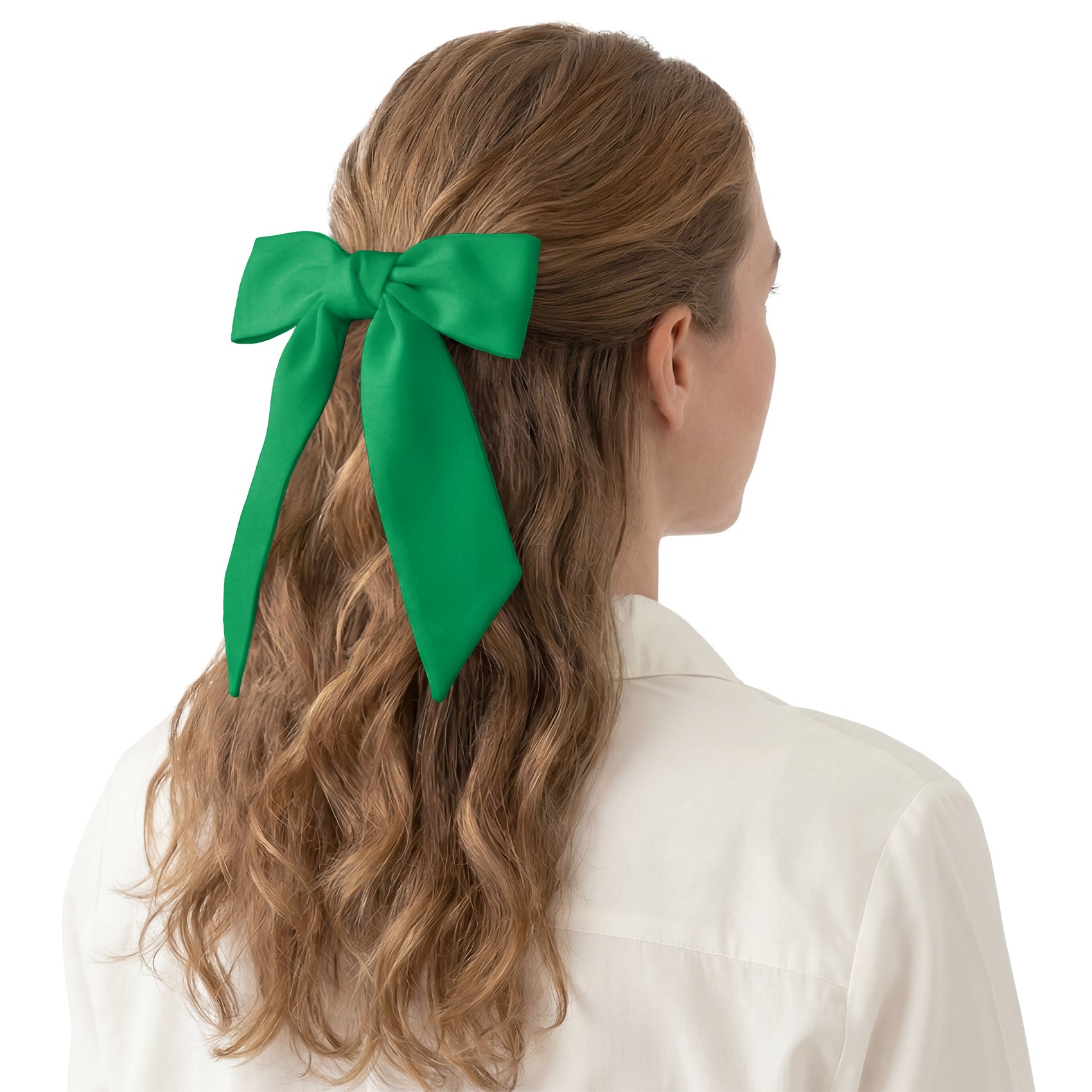Solid KT Green Hair Scarf - Hair Scarf - Knotty Tie Co.