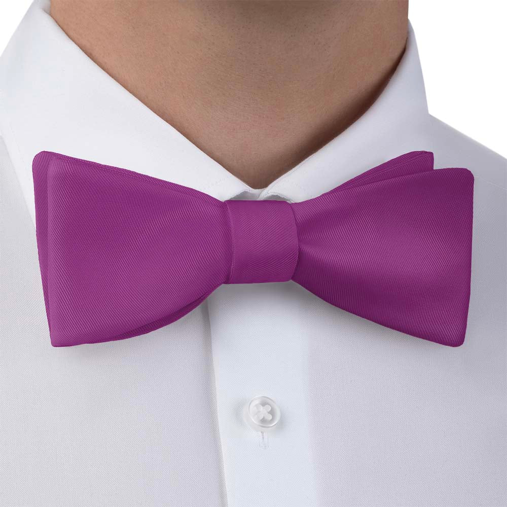 Solid KT Iris Bow Tie - Bow Tie with Dress Shirt - Knotty Tie Co.