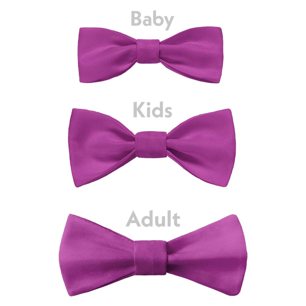 Solid KT Iris Bow Tie - Bow Sizes - Knotty Tie Co.
