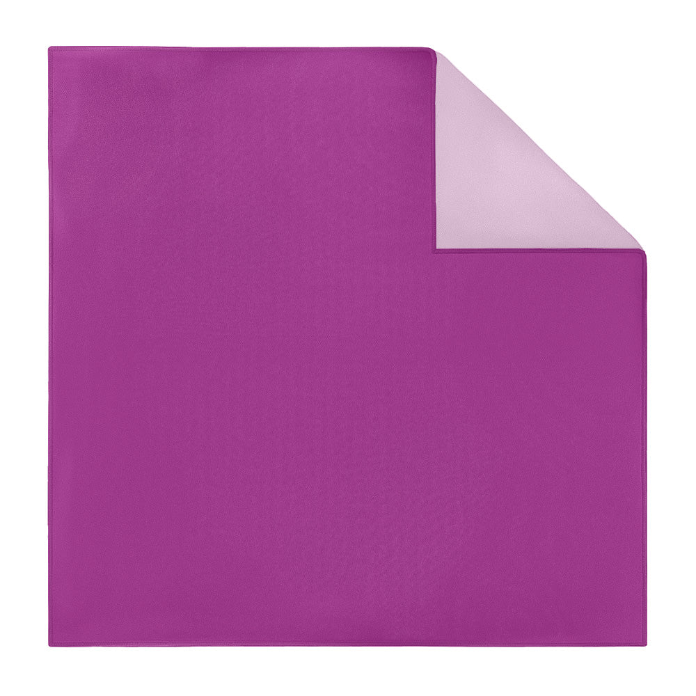 Solid KT Iris Pocket Square - Printed - Knotty Tie Co.