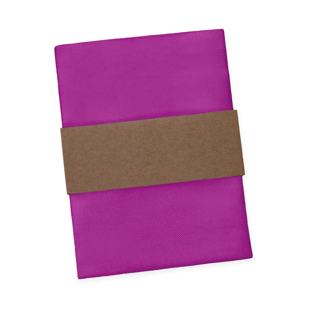Solid KT Iris Pocket Square - Packaging - Knotty Tie Co.