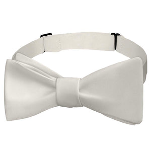 Solid KT Ivory Bow Tie - Self Tie Bow Tie - Knotty Tie Co.