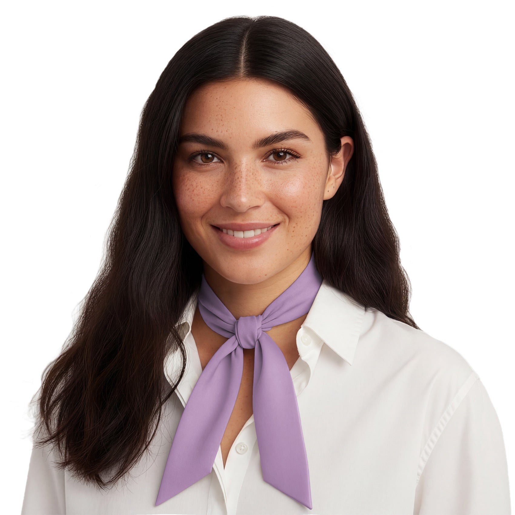 Solid KT Light Purple Hair Scarf - Neck Scarves - Knotty Tie Co.