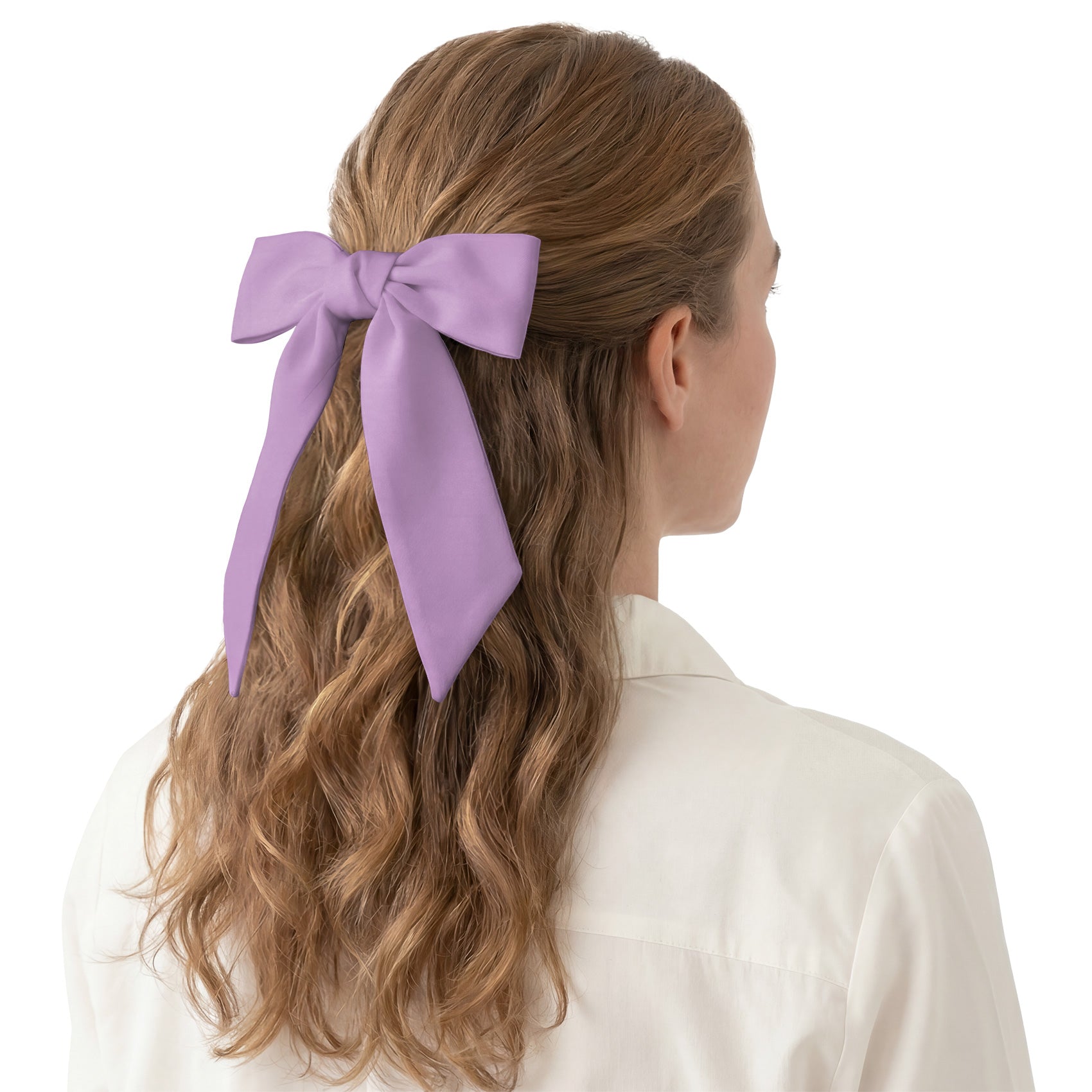 Solid KT Light Purple Hair Scarf - Hair Scarf - Knotty Tie Co.