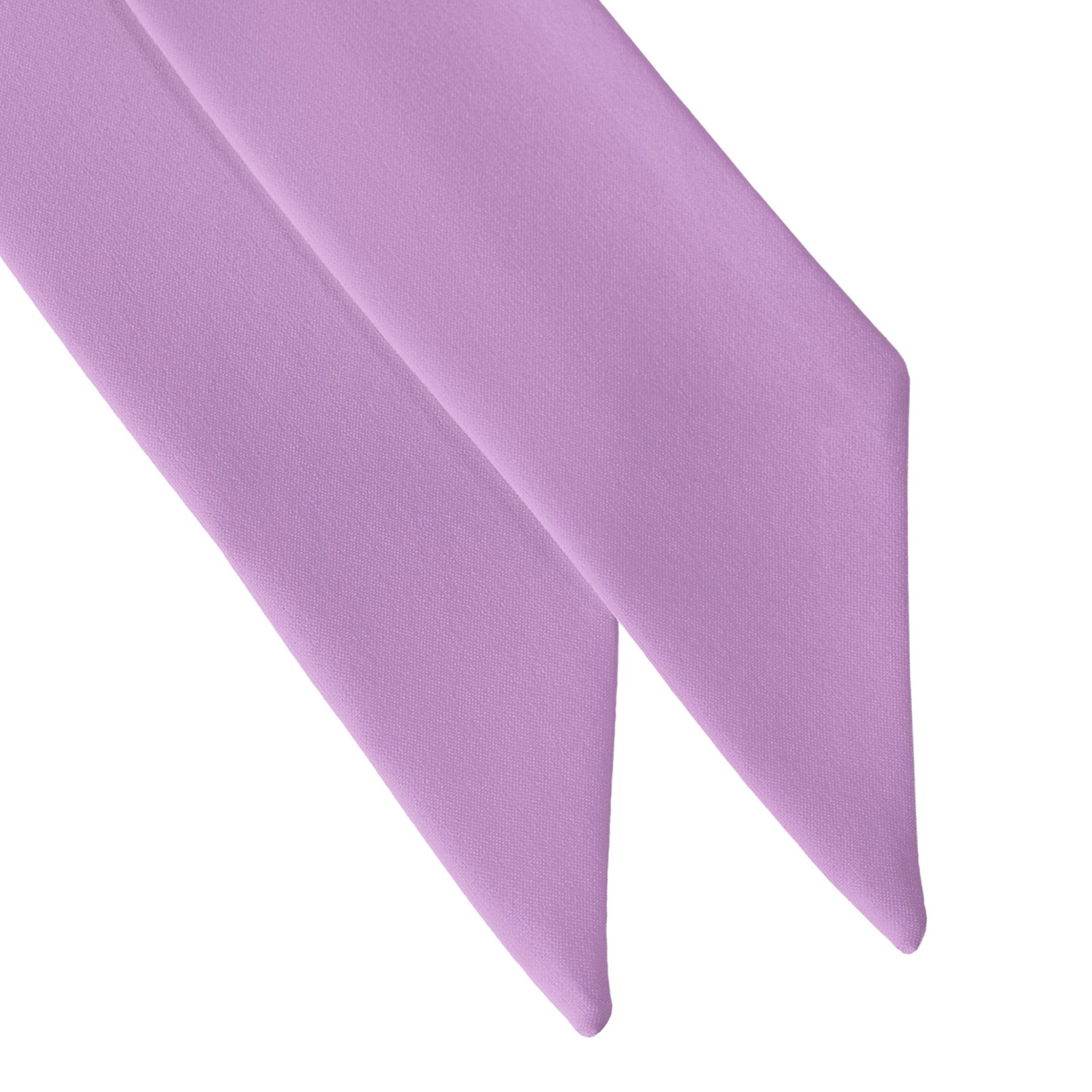 Solid KT Light Purple Hair Scarf - Scarf Tapered Ends - Knotty Tie Co.