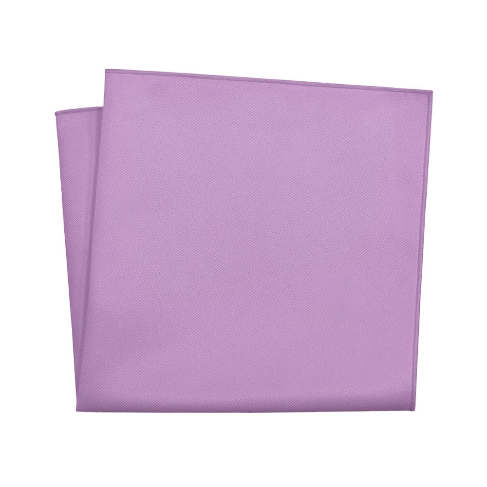 Solid KT Light Purple Pocket Square - 12" Square - Knotty Tie Co.