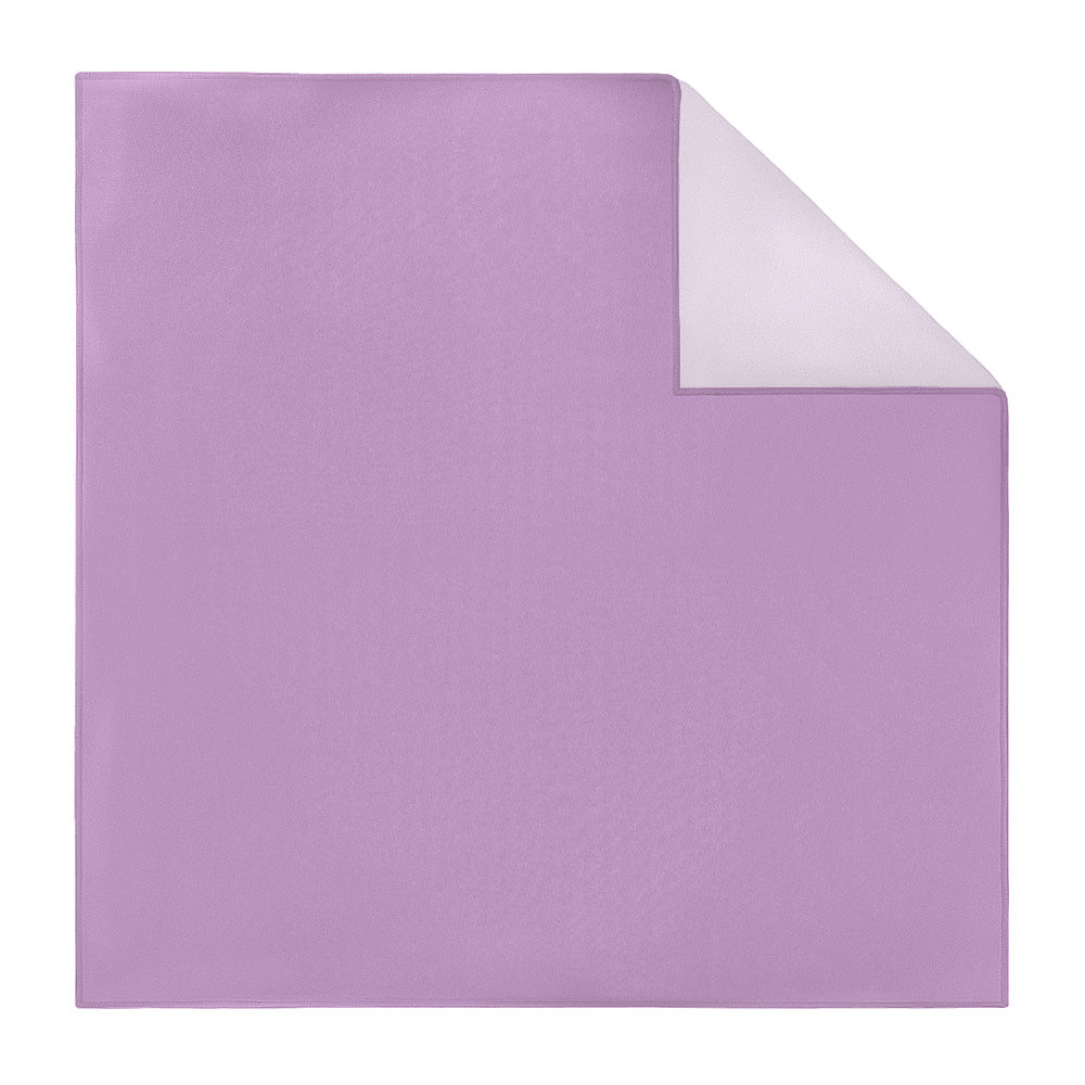 Solid KT Light Purple Pocket Square - Printed - Knotty Tie Co.