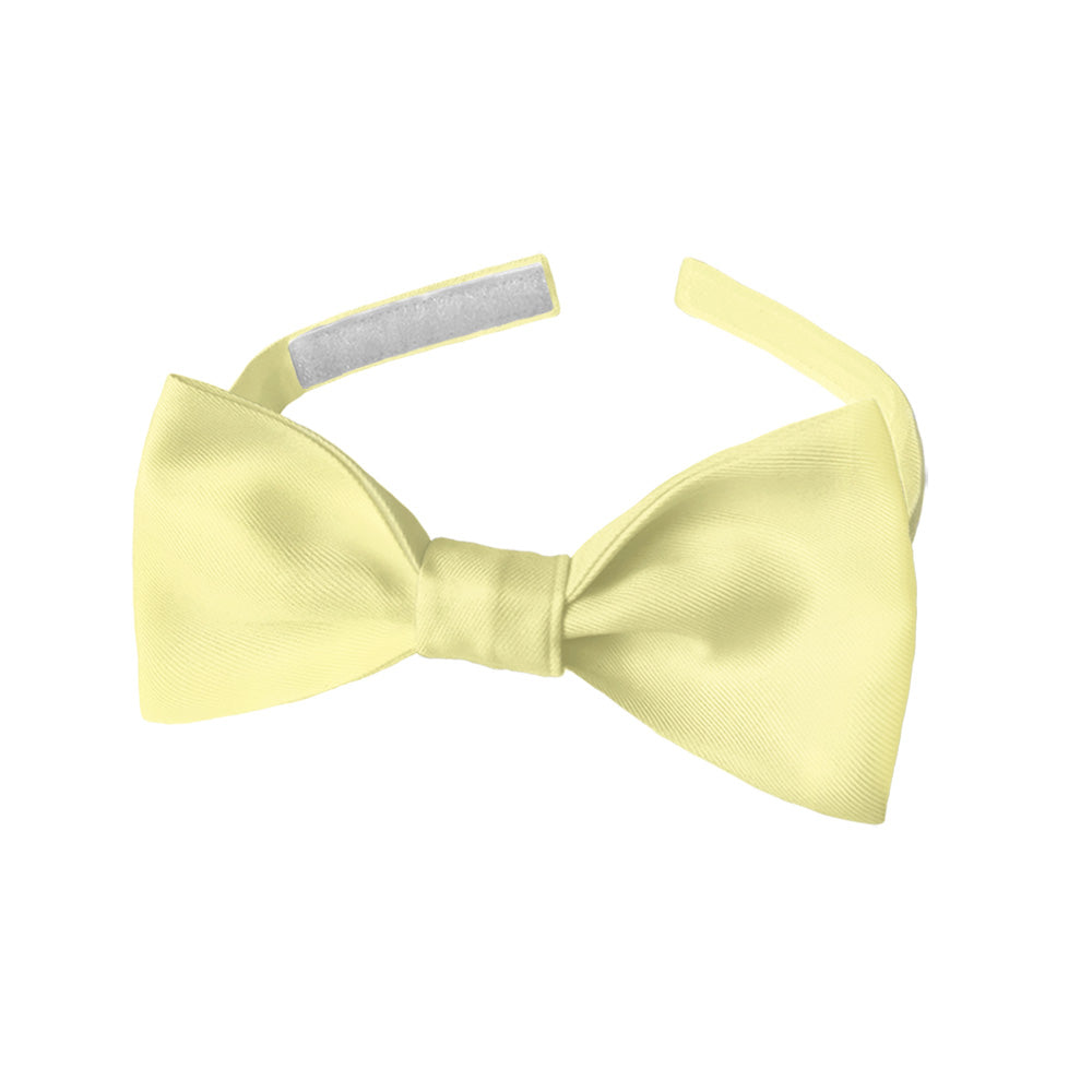 Solid KT Light Yellow Bow Tie - Kids Bow TIe - Knotty Tie Co.