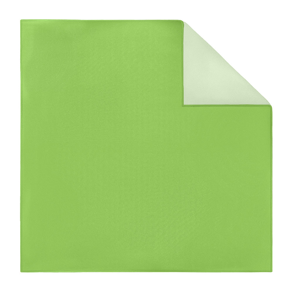 Solid KT Lime Pocket Square - Printed - Knotty Tie Co.