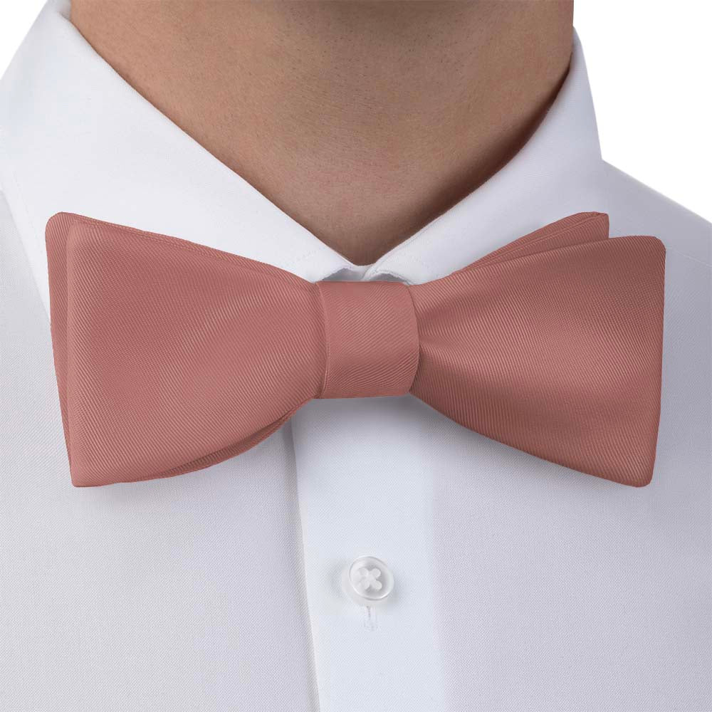 Solid KT Mauve Bow Tie - Bow Tie with Dress Shirt - Knotty Tie Co.