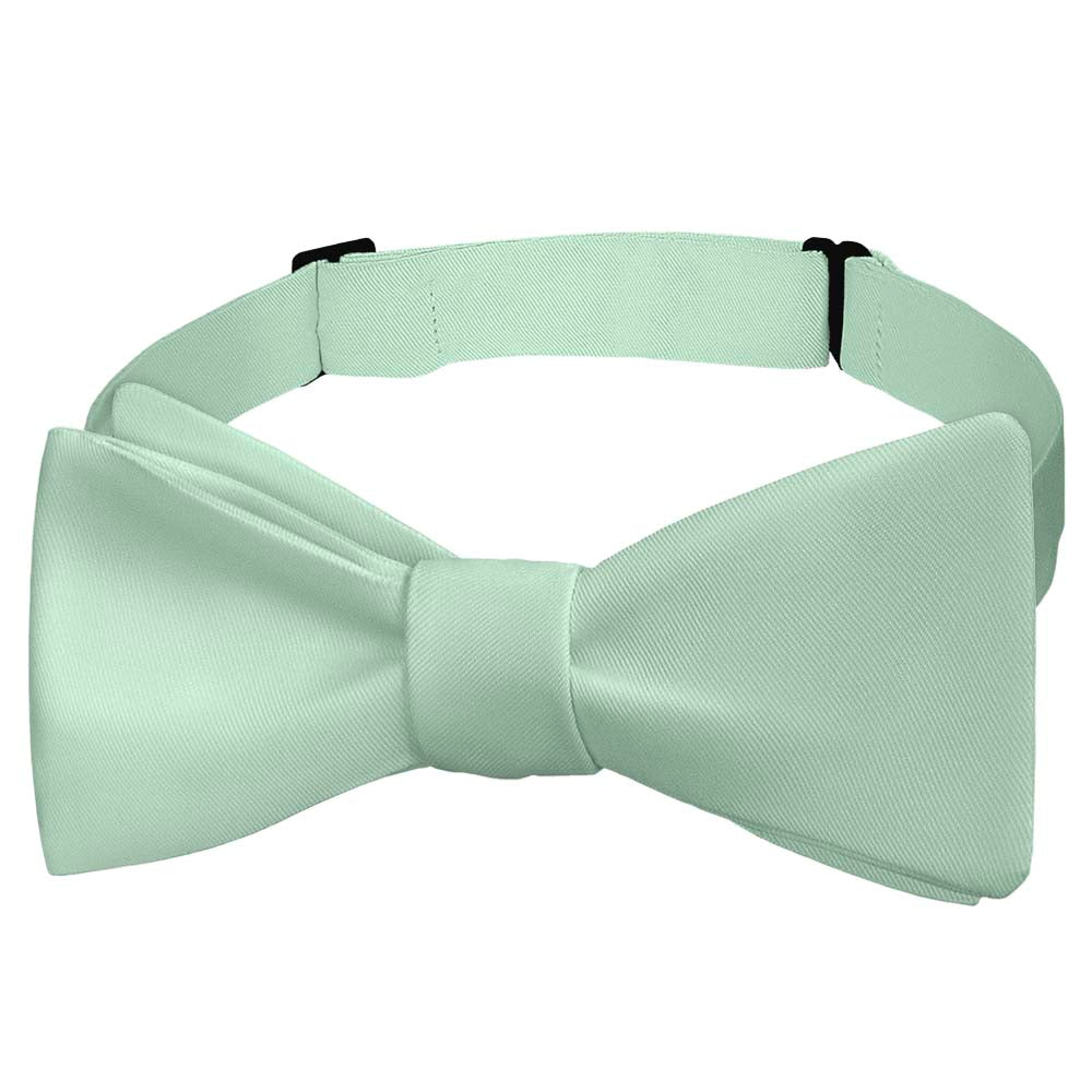 Solid KT Mint Bow Tie - Self Tie Bow Tie - Knotty Tie Co.