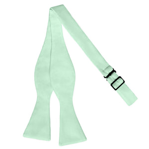 Solid KT Mint Bow Tie - Self Tie Flat - Knotty Tie Co.