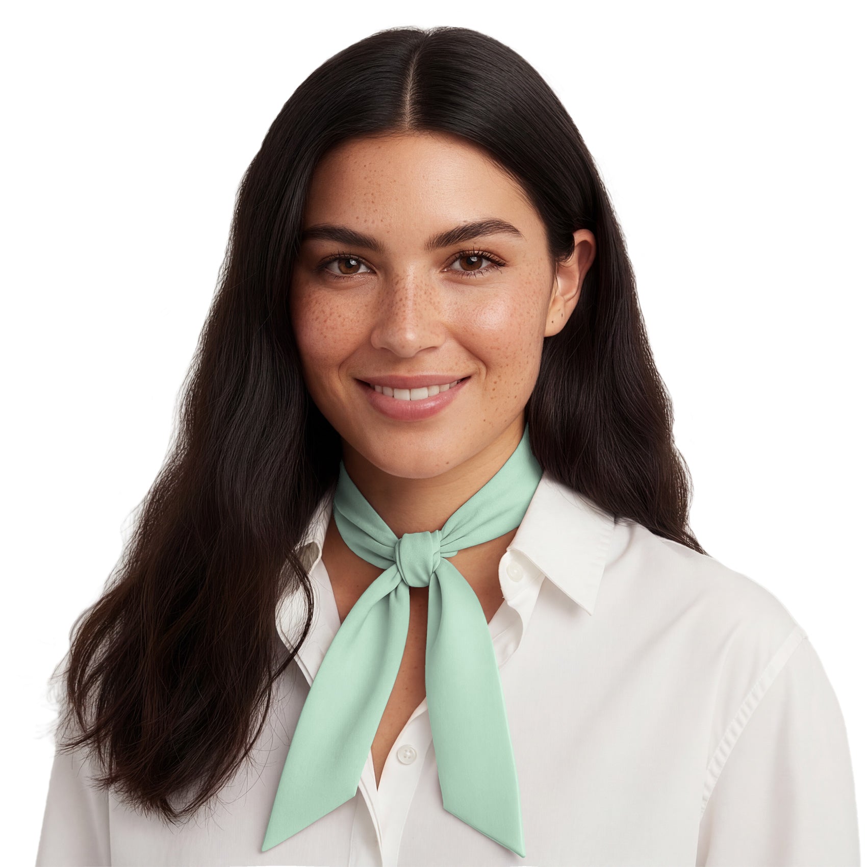 Solid KT Mint Hair Scarf - Neck Scarves - Knotty Tie Co.
