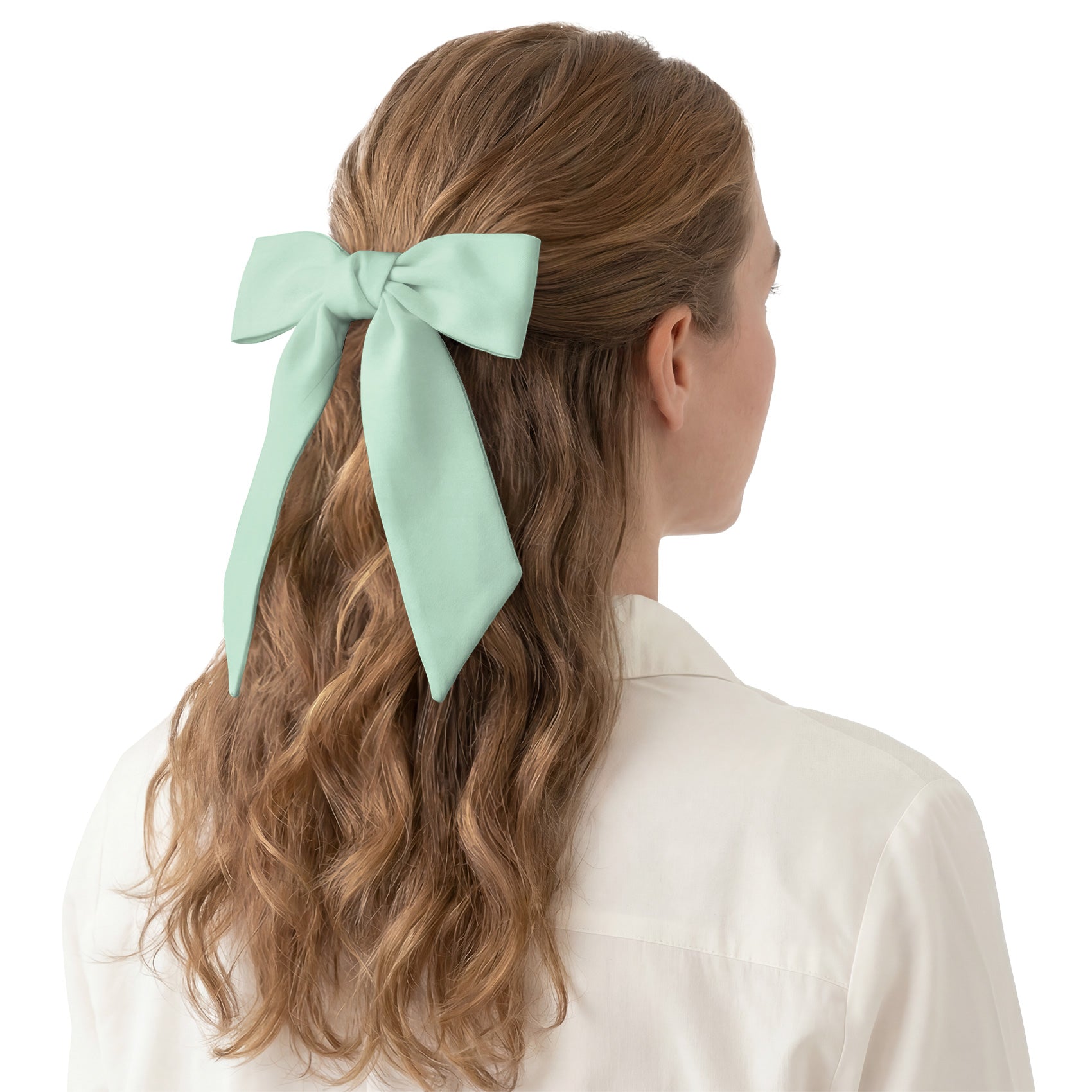 Solid KT Mint Hair Scarf - Hair Scarf - Knotty Tie Co.