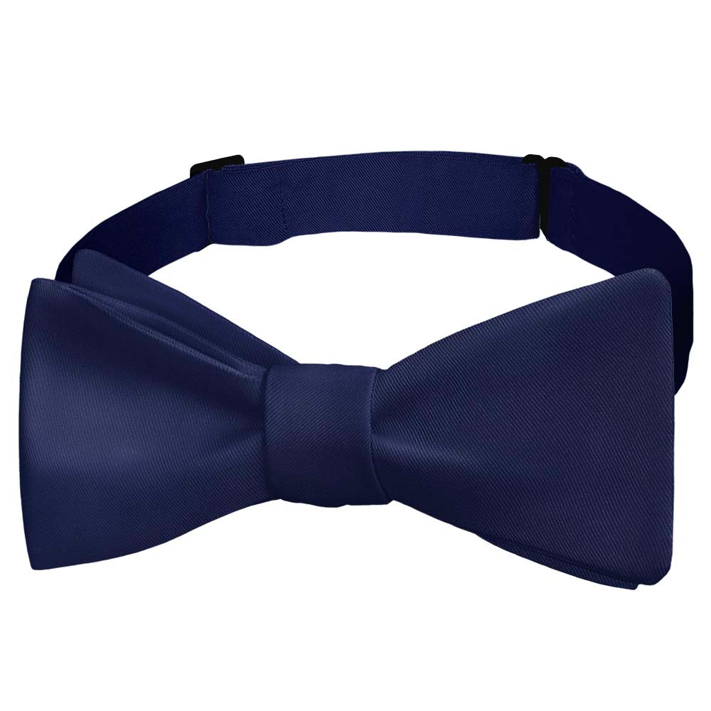 Solid KT Navy Bow Tie - Self Tie Bow Tie - Knotty Tie Co.
