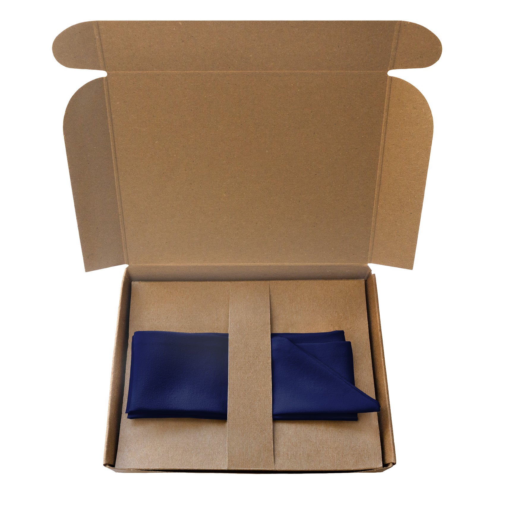 Solid KT Navy Hair Scarf - Packaging - Knotty Tie Co.
